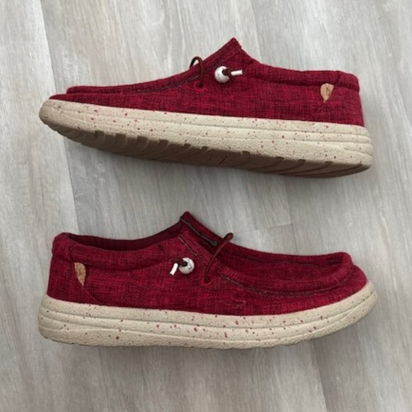 Lamo Women's Paula Burgundy size 8 - Picture 2 of 6